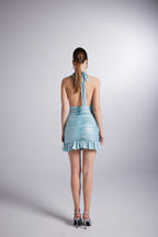 Starry Blue Mini Dress-1