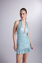 Starry Blue Mini Dress-0