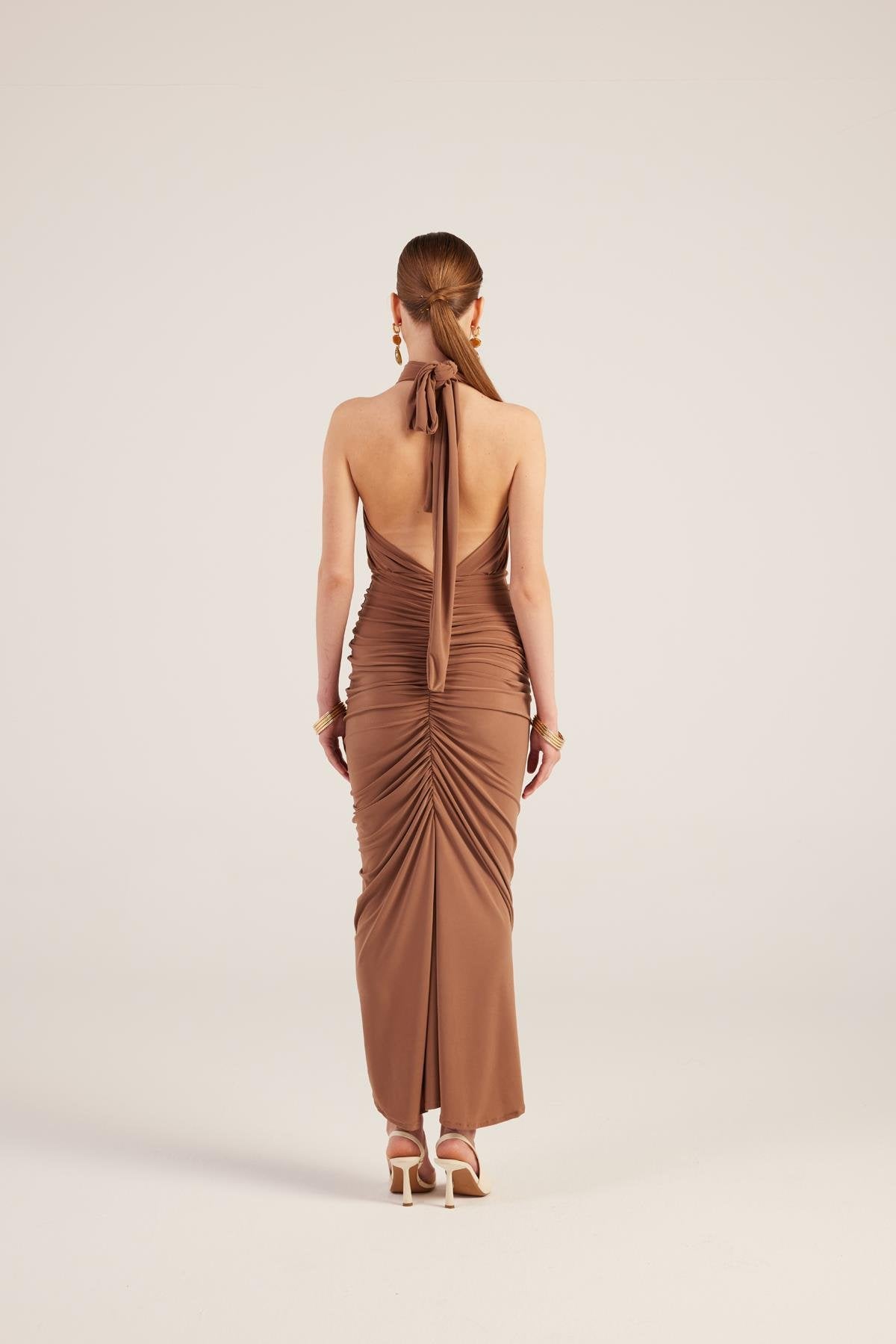Marie Brown Backless Slit Maxi Dress-2