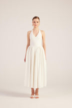 Ophelia White Princess Style Maxi Dress-2
